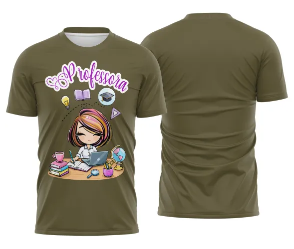 Camiseta Personalizada Professora – Moda & Conforto na Sala de Aula