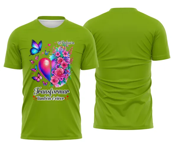 Camiseta Professora – Transformar é Viver | Doces Desenhos