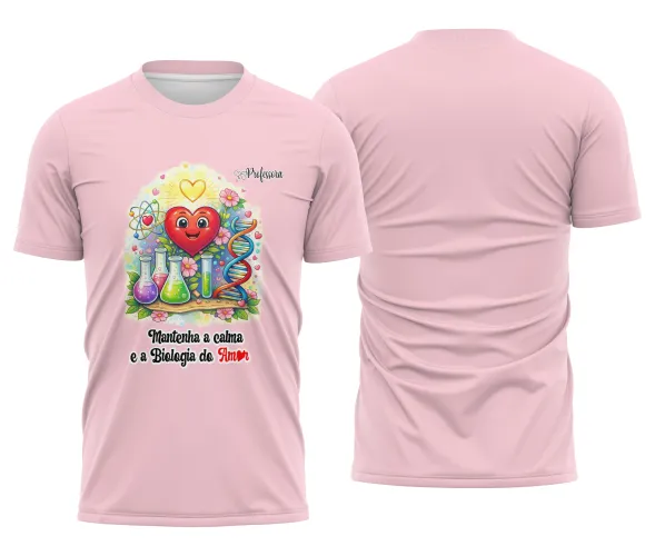 Camiseta Professora de Biologia – Biologia do Amor