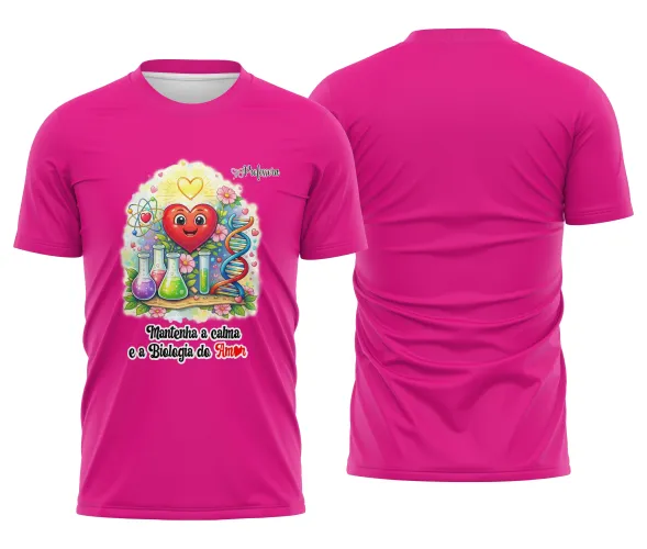 Camiseta Professora de Biologia – Biologia do Amor