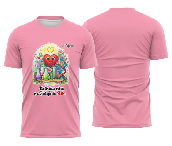Camiseta Professora de Biologia – Biologia do Amor