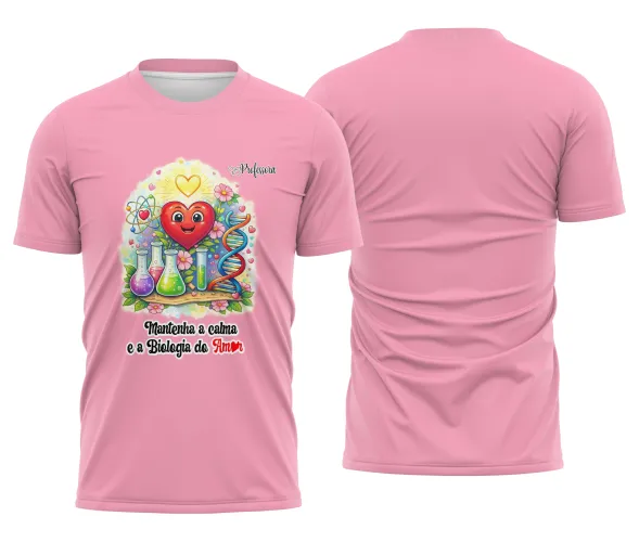 Camiseta Professora de Biologia – Biologia do Amor