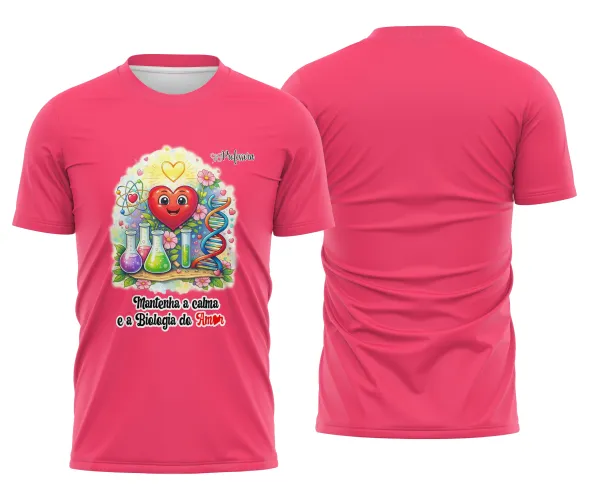 Camiseta Professora de Biologia – Biologia do Amor