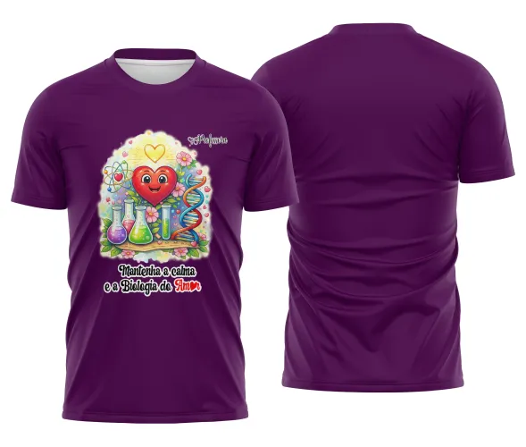 Camiseta Professora de Biologia – Biologia do Amor