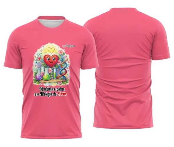 Camiseta Professora de Biologia – Biologia do Amor