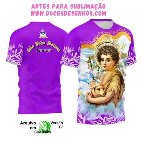 Camiseta São João Batista 2025 – Arte e Religião em Foco Camiseta São João Batista 2025 – Arte e Religião em Foco
