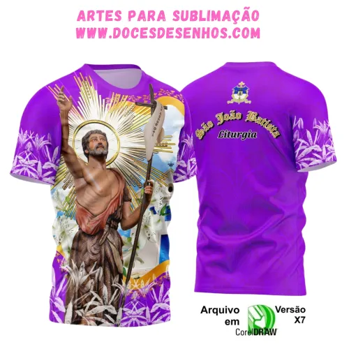 Camiseta São João Batista 2025 – Arte e Religião em Foco Camiseta São João Batista 2025 – Arte e Religião em Foco
