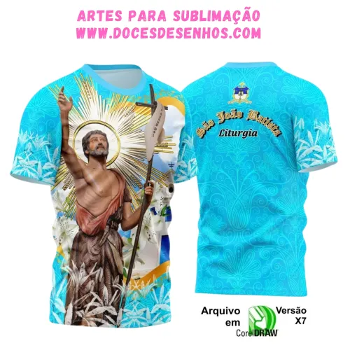 Camiseta São João Batista 2025 – Arte e Religião em Foco Camiseta São João Batista 2025 – Arte e Religião em Foco
