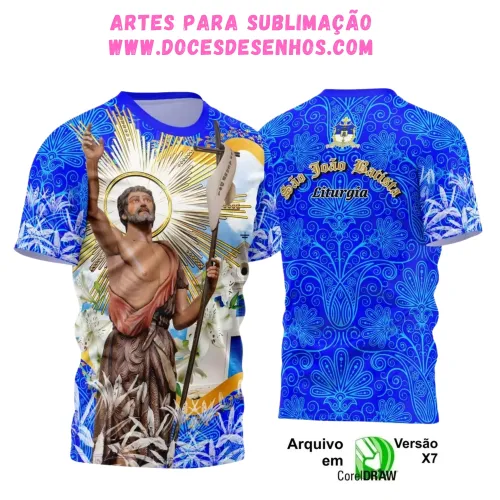 Camiseta São João Batista 2025 – Arte e Religião em Foco Camiseta São João Batista 2025 – Arte e Religião em Foco