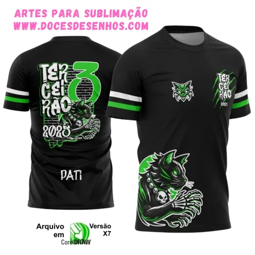 Camiseta Terceirão – Arte Vetor Gatinho 2025 Camiseta Terceirão – Arte Vetor Gatinho 2025