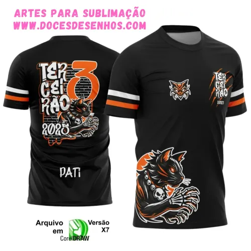 Camiseta Terceirão – Arte Vetor Gatinho 2025 Camiseta Terceirão – Arte Vetor Gatinho 2025