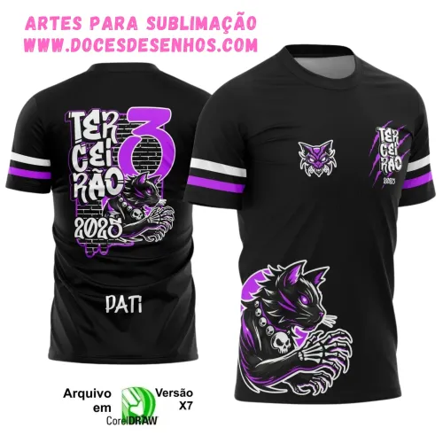 Camiseta Terceirão – Arte Vetor Gatinho 2025 Camiseta Terceirão – Arte Vetor Gatinho 2025
