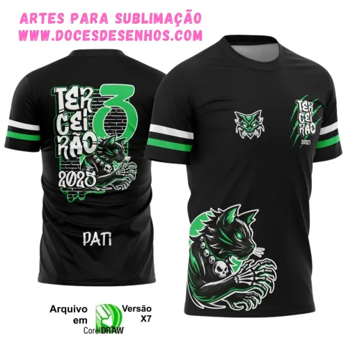 Camiseta Terceirão – Arte Vetor Gatinho 2025 Camiseta Terceirão – Arte Vetor Gatinho 2025