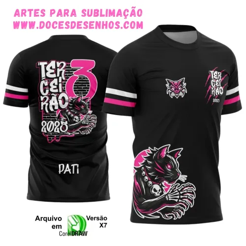 Camiseta Terceirão – Arte Vetor Gatinho 2025 Camiseta Terceirão – Arte Vetor Gatinho 2025