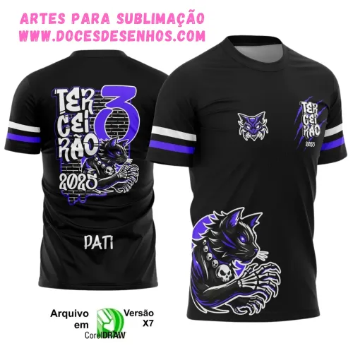 Camiseta Terceirão – Arte Vetor Gatinho 2025 Camiseta Terceirão – Arte Vetor Gatinho 2025