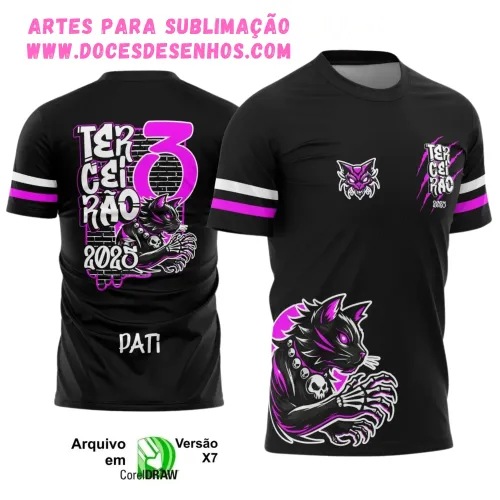 Camiseta Terceirão – Arte Vetor Gatinho 2025 Camiseta Terceirão – Arte Vetor Gatinho 2025
