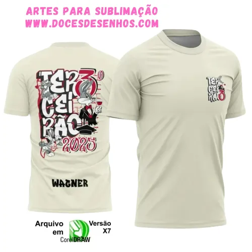Camiseta Terceirão Camiseta Pernalonga – Design 2025 Camiseta Terceirão Camiseta Pernalonga – Design 2025