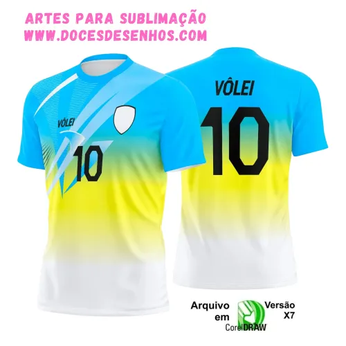 Camiseta Vôlei 2025 Sublimação | Arte Vetor Pronta Camiseta Vôlei 2025 Sublimação | Arte Vetor Pronta