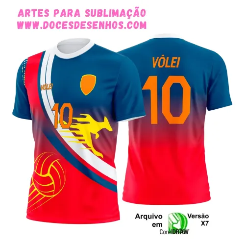 Camiseta Vôlei 2025 Sublimação | Arte Vetor Pronta Camiseta Vôlei 2025 Sublimação | Arte Vetor Pronta