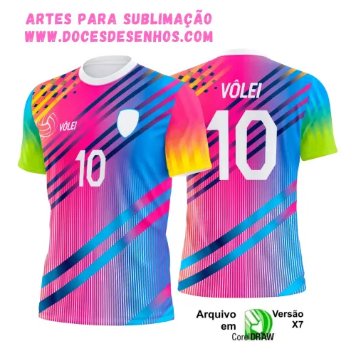 Camiseta Vôlei 2025 Sublimação | Arte Vetor Pronta Camiseta Vôlei 2025 Sublimação | Arte Vetor Pronta