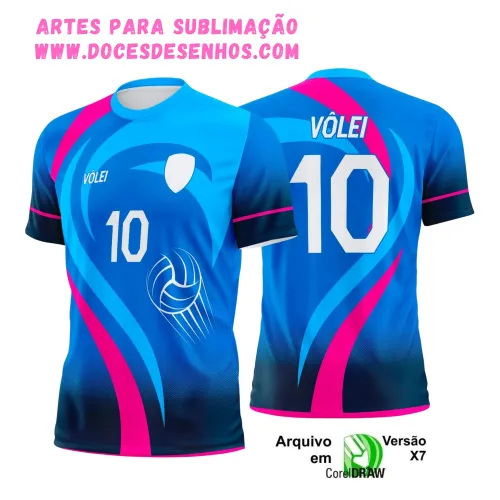 Camiseta Vôlei 2025 Sublimação | Arte Vetor Pronta Camiseta Vôlei 2025 Sublimação | Arte Vetor Pronta