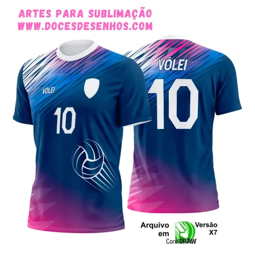 Camiseta Vôlei 2025 Sublimação | Arte Vetor Pronta Camiseta Vôlei 2025 Sublimação | Arte Vetor Pronta