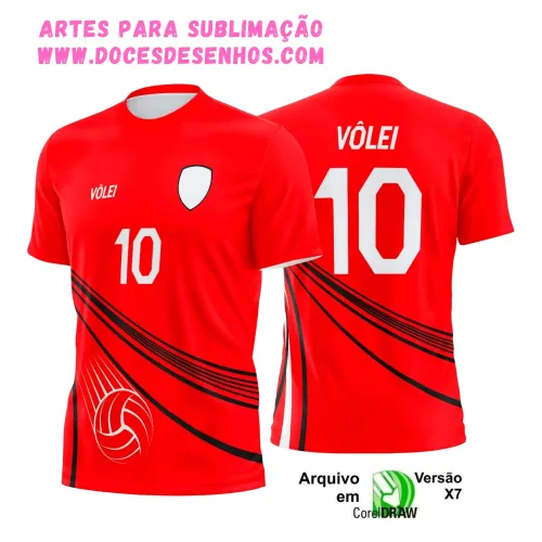 Camiseta Vôlei 2025 Sublimação | Arte Vetor Pronta Camiseta Vôlei 2025 Sublimação | Arte Vetor Pronta
