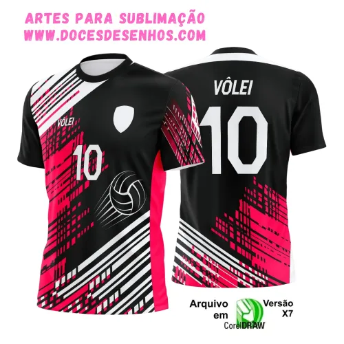 Camiseta Vôlei 2025 Sublimação | Arte Vetor Pronta Camiseta Vôlei 2025 Sublimação | Arte Vetor Pronta