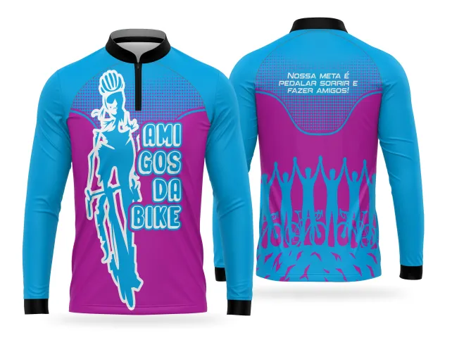 Camiseta de Equipe de Pedal Personalizada Profissional