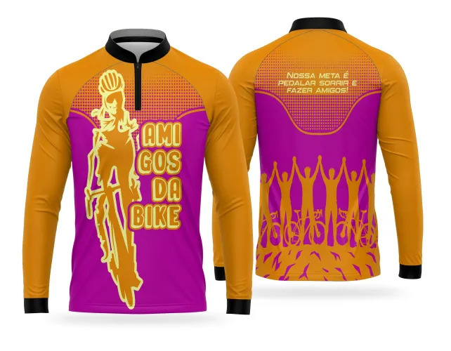 Camiseta de Equipe de Pedal Personalizada Profissional