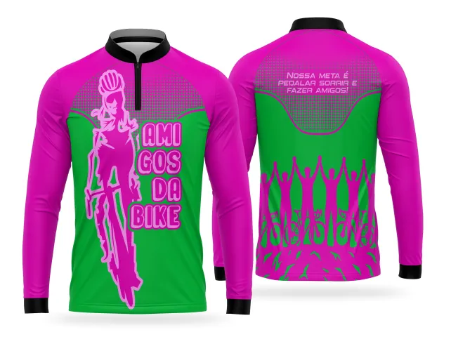 Camiseta de Equipe de Pedal Personalizada Profissional