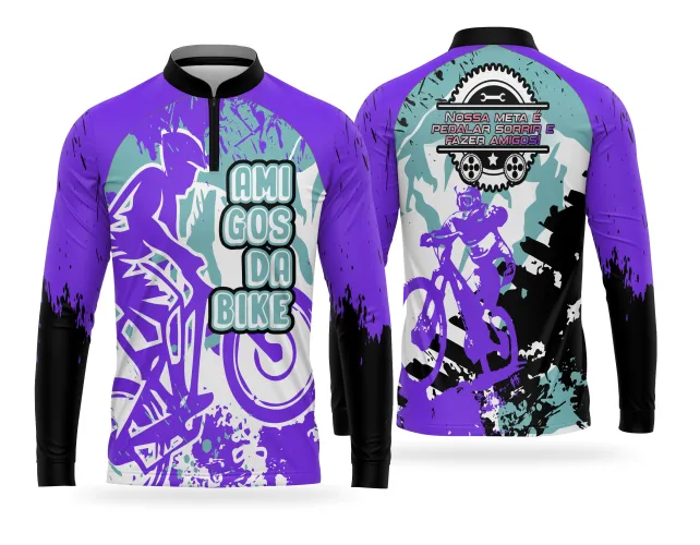 Camiseta de Equipe de Pedal Personalizada Profissional