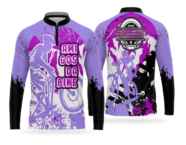 Camiseta de Equipe de Pedal Personalizada Profissional