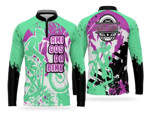 Camiseta de Equipe de Pedal Personalizada Profissional