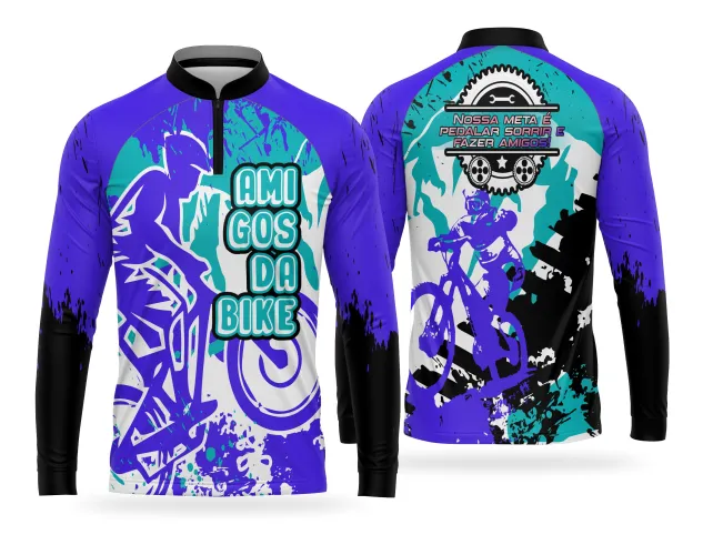 Camiseta de Equipe de Pedal Personalizada Profissional