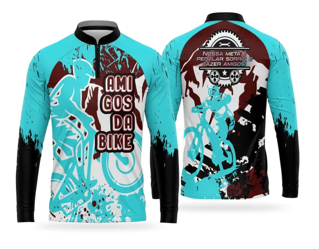 Camiseta de Equipe de Pedal Personalizada Profissional