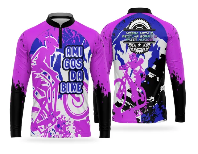 Camiseta de Equipe de Pedal Personalizada Profissional