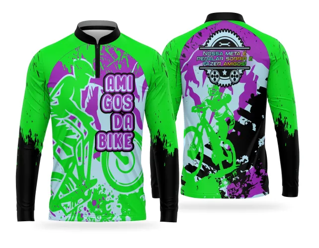 Camiseta de Equipe de Pedal Personalizada Profissional