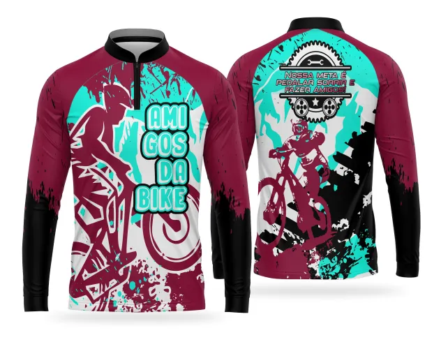 Camiseta de Equipe de Pedal Personalizada Profissional