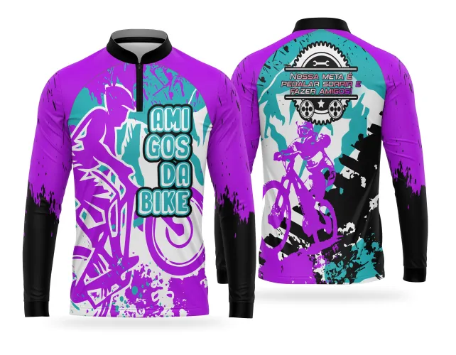 Camiseta de Equipe de Pedal Personalizada Profissional