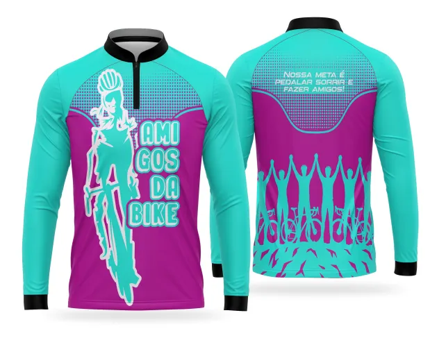 Camiseta de Equipe de Pedal Personalizada Profissional