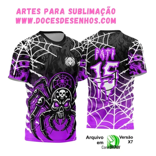 Camiseta de Interclasse 2025 – Modelo Aranha Venenosa Camiseta de Interclasse 2025 – Modelo Aranha Venenosa
