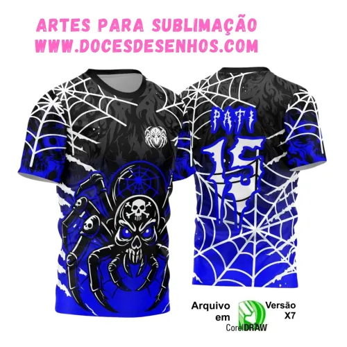 Camiseta de Interclasse 2025 – Modelo Aranha Venenosa Camiseta de Interclasse 2025 – Modelo Aranha Venenosa