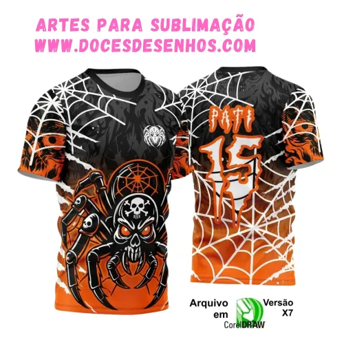 Camiseta de Interclasse 2025 – Modelo Aranha Venenosa Camiseta de Interclasse 2025 – Modelo Aranha Venenosa