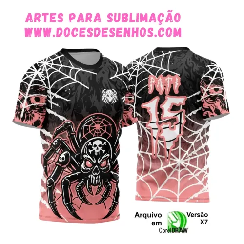 Camiseta de Interclasse 2025 – Modelo Aranha Venenosa Camiseta de Interclasse 2025 – Modelo Aranha Venenosa