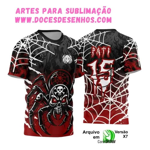 Camiseta de Interclasse 2025 – Modelo Aranha Venenosa Camiseta de Interclasse 2025 – Modelo Aranha Venenosa