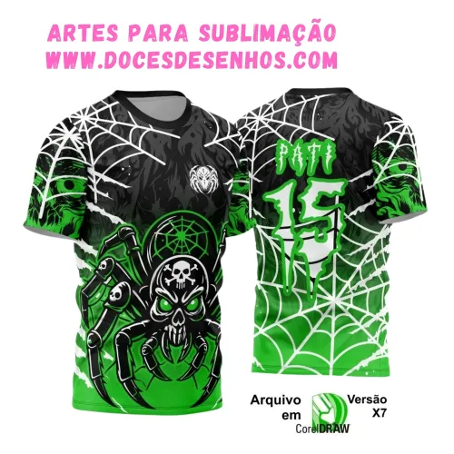 Camiseta de Interclasse 2025 – Modelo Aranha Venenosa Camiseta de Interclasse 2025 – Modelo Aranha Venenosa