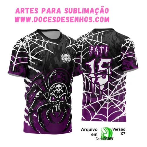 Camiseta de Interclasse 2025 – Modelo Aranha Venenosa Camiseta de Interclasse 2025 – Modelo Aranha Venenosa