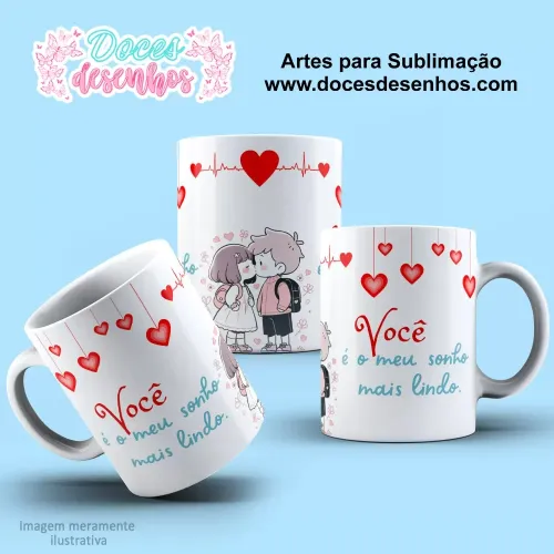 Caneca Casal: Presente Criativo Dia dos Namorados