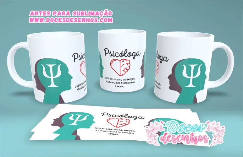 Caneca Psicologia: Modelos Personalizados e Profissionais Caneca Psicologia: Modelos Personalizados e Profissionais